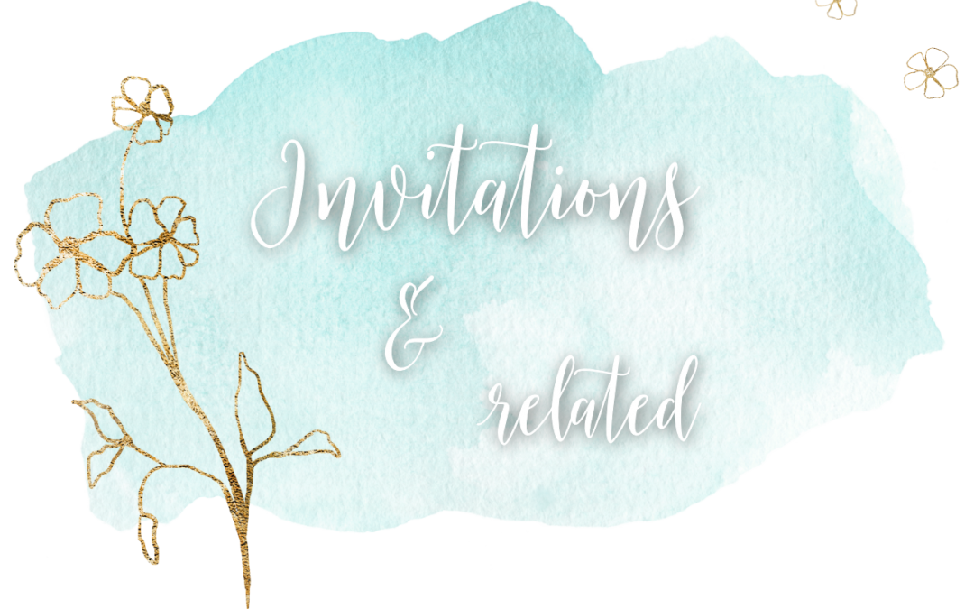 WEDDING INVITATIONS – ABSTRACT INVITES ARTISTIC MODERN ARTSY